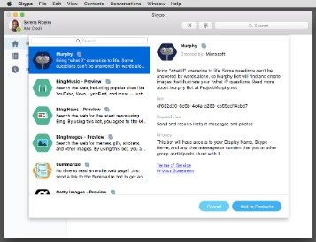 skype bots to talk to