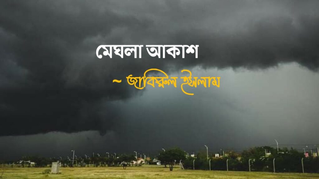 মেঘলা আকাশের কবিতা | মেঘলা আকাশ কলমে জাকিরুল ইসলাম